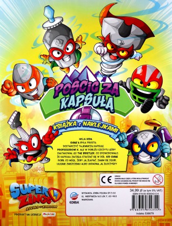 SuperZings Książka z naklejkami + figurka [KSIĄŻKA]
