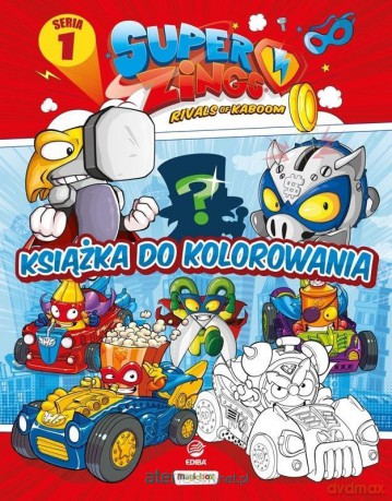 SuperZings - Książka do kolorowania + figurka [KSIĄŻKA]