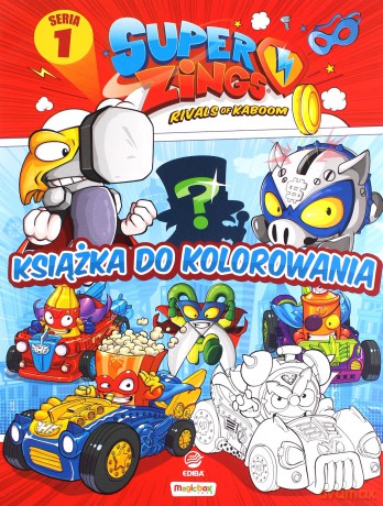 SuperZings - Książka do kolorowania + figurka [KSIĄŻKA]