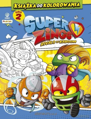 SuperZings - Książka do kolorowania + figurka [KSIĄŻKA]
