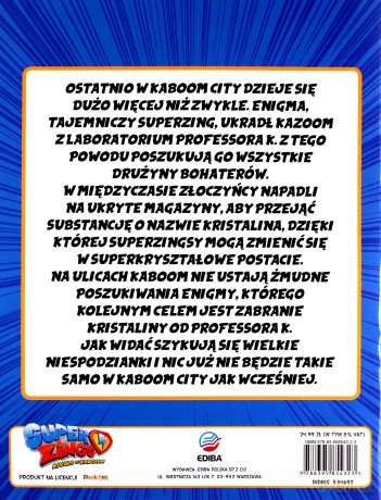 SuperZings - Książka do kolorowania + figurka [KSIĄŻKA]