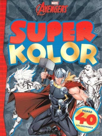 Superkolor. Marvel Avengers [KSIĄŻKA]