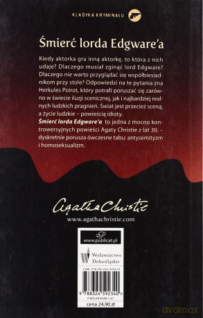Kolekcja Agathy Christie: Śmierć Lorda Edgware'a - Agata Christie [KSIĄŻKA]