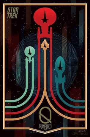 Star Trek. Konflikt Q - David Tipton, Scott Tipton [KOMIKS]