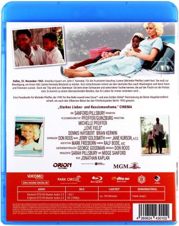 Love Field (Pole miłości) [Blu-Ray]