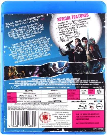 Lesbian Vampire Killers (Lesbian Vampire Killers, czyli noc krwawej żądzy) [Blu-Ray]