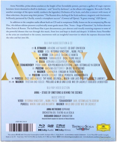 Anna Netrebko: Amata Dalle Tenebre (Deluxe) [Blu-Ray]+[CD]