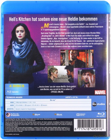 Jessica Jones Season 1 [4xBlu-Ray]