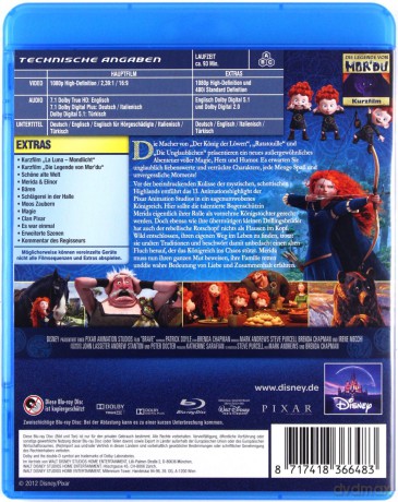 Brave (Merida Waleczna) (Disney) [Blu-Ray]