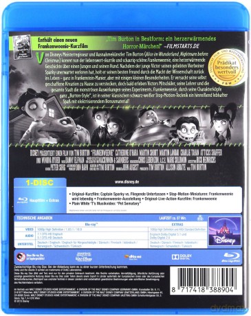 Frankenweenie [Blu-Ray]