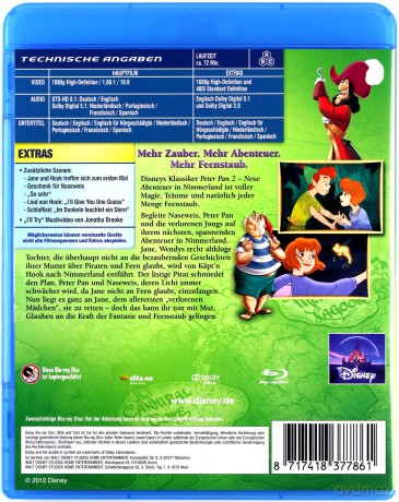 Return to Never Land (Piotruś Pan: Wielki powrót) (Disney) [Blu-Ray]