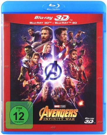 Avengers: Infinity War (Avengers: Wojna bez granic) [Blu-Ray 3D]+ Blu-Ray]