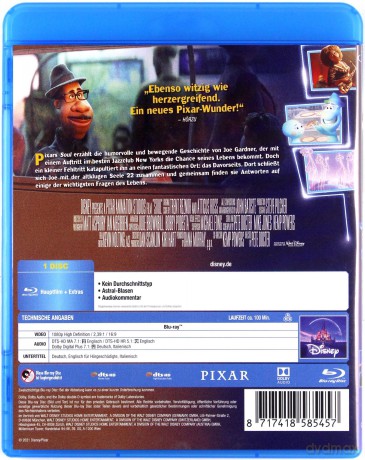Soul (Co w duszy gra) (Disney) [Blu-Ray]