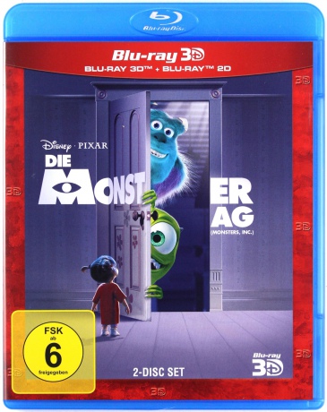 Monsters, Inc. (Potwory i spółka) (Disney) [Blu-Ray 3D]+[Blu-Ray]