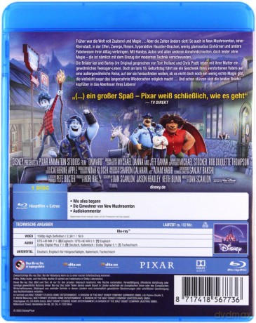 Onward (Naprzód) (Disney) [Blu-Ray]