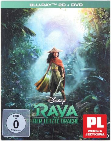 Raya and the Last Dragon (Raya i ostatni smok) (Disney) [Blu-Ray]+[DVD]