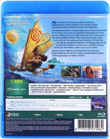 Moana (Vaiana: Skarb oceanu) (Disney) [Blu-Ray]