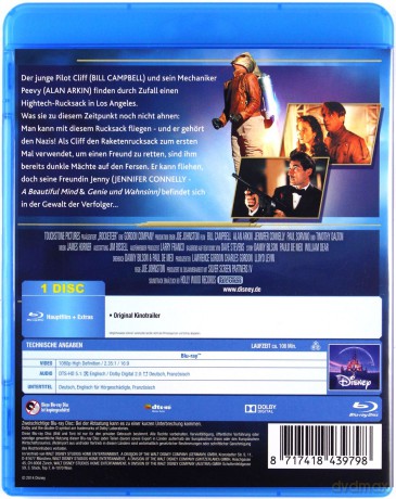 The Rocketeer (Człowiek-rakieta) (Disney) [Blu-Ray]