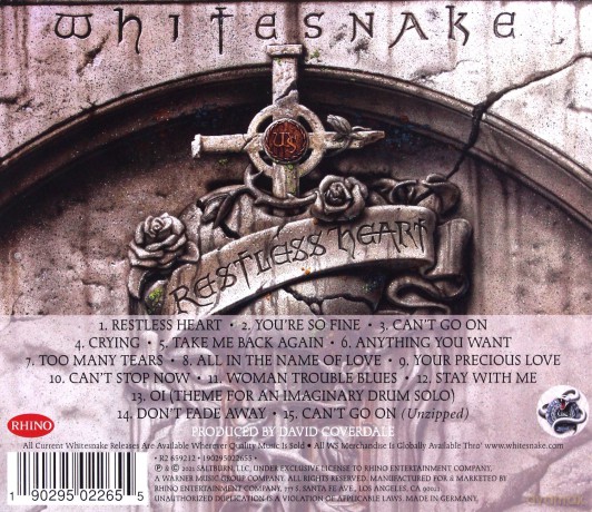 Whitesnake: Restless Heart [CD]