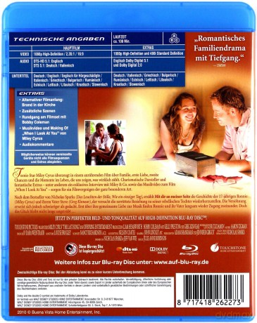 The Last Song (Ostatnia piosenka) [Blu-Ray]