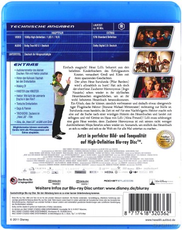 Lilly the Witch: The Dragon and the Magic Book (Czarodziejka Lili: Smok i magiczna ksiega) (Disney) [Blu-Ray]