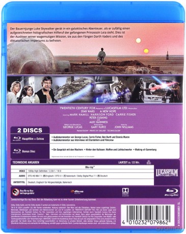 Gwiezdne wojny: Część IV - Nowa nadzieja [2xBlu-Ray]