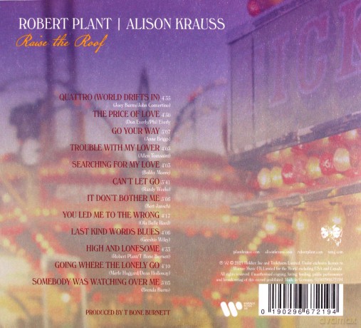 Robert Plant & Alison Krauss: Raise The Roof [CD]