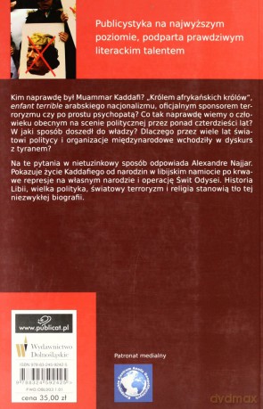 Kaddafi Anatomia Tyrana - Alexandre Najjar [KSIĄŻKA]