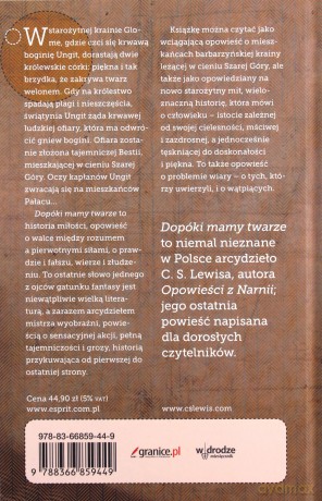 Dopóki mamy twarze - Clive Staples Lewis [KSIĄŻKA]