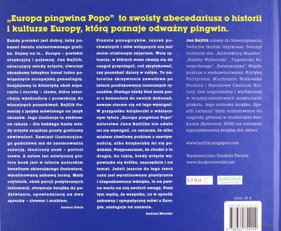 Europa pingwina Popo - Jan Bajtlik [KSIĄŻKA]