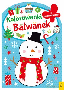 Kolorowanka z wykrojnikiem. Bałwanek [KSIĄŻKA]