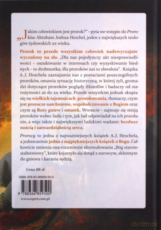 Prorocy - Abraham J. Heschel [KSIĄŻKA]