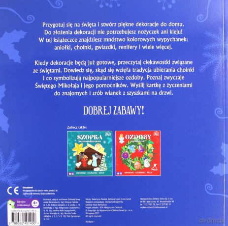 Świąteczne wypychanki. Dekoracje świąteczne [KSIĄŻKA]