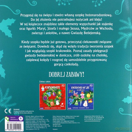 Świąteczne wypychanki. Szopka Bożonarodzeniowa [KSIĄŻKA]