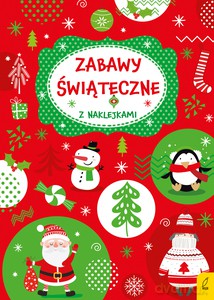 Zabawy z naklejkami. Zabawy świąteczne [KSIĄŻKA]