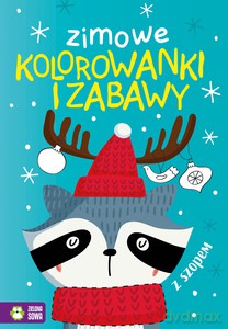 Zimowe kolorowanki i zabawy z szopem [KSIĄŻKA]