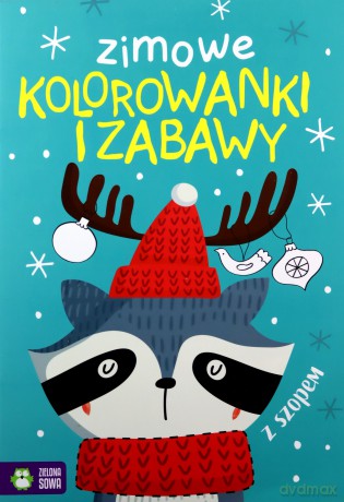 Zimowe kolorowanki i zabawy z szopem [KSIĄŻKA]