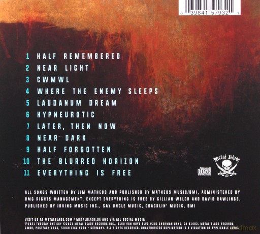 Tuesday The Sky: The Blurred Horizon (digipack) [CD]