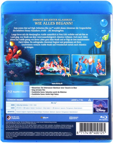 The Little Mermaid: Ariel's Beginning (Mała Syrenka: Dzieciństwo Ariel) (Disney) [Blu-Ray]
