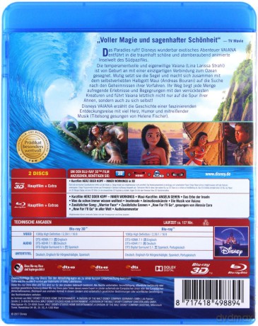 Moana (Vaiana: Skarb oceanu) (Disney) [Blu-Ray 3D]+[Blu-Ray]