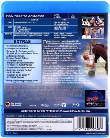 Secretariat (Niezwyciężony Secretariat) (Disney) [Blu-Ray]