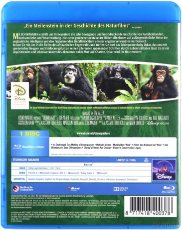 Chimpanzee (Szympans) [Blu-Ray]