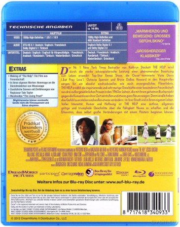 The Help (Służące) [Blu-Ray]