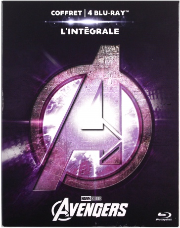 Avengers / Avengers: Age of Ultron / Avengers: Infinity War / Avengers: Endgame (Avengers / Avengers: Czas Ultrona / Avengers: Wojna bez granic / Avengers: Koniec gry) [BOX] [4xBlu-Ray]