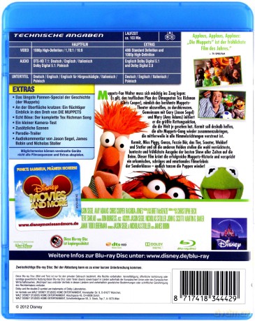 Muppety (Disney) [Blu-Ray]