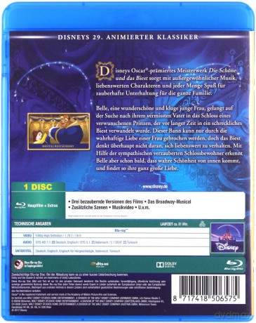 Beauty and the Beast (Piękna i Bestia) (Disney) [Blu-Ray]