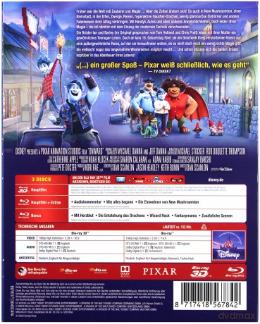 Onward (Naprzód) (Disney) [Blu-Ray 3D]+[2xBlu-Ray]
