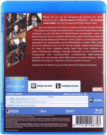 Agents of S.H.I.E.L.D. Season 2 (Agenci T.A.R.C.Z.Y.) [5xBlu-Ray]