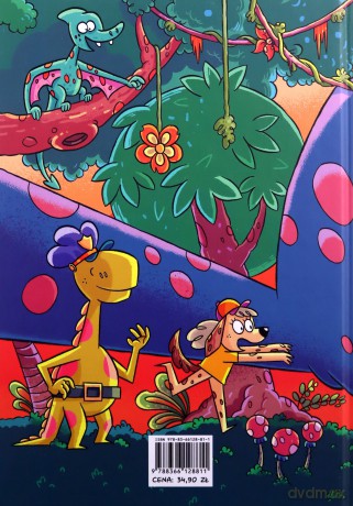 Czemu pani się uparła, żeby spotkać dinozaura. Detektyw Miś Zbyś na tropie - Piotr Nowacki, Maciej Jasińki, Tomasz Kaczkowski [KOMIKS]