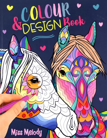 Kolorowanka Colour Your Design Miss Melody styl Mandala 11648A [KSIĄŻKA]